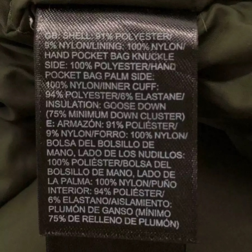 North Face Mens down Parka - Picture 7 of 10